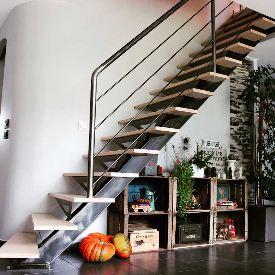 escalier sur-mesure metal