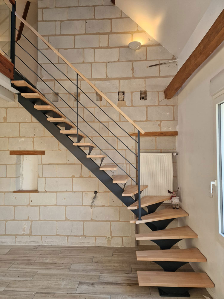 fabrication escalier métal sur-mesure Angers 11