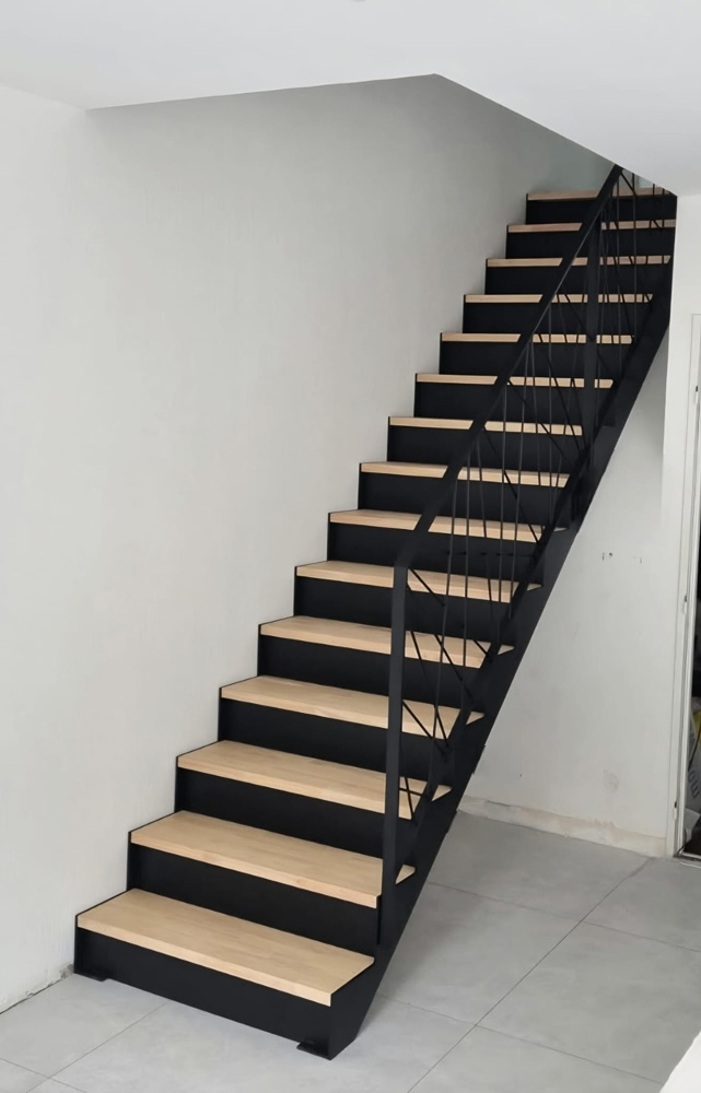 fabrication escalier métal sur-mesure Angers 7