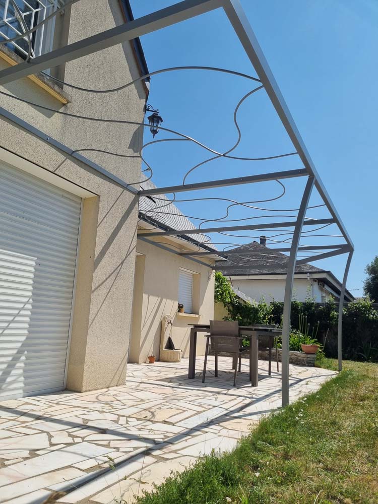 pergola acier sur mesure Angers