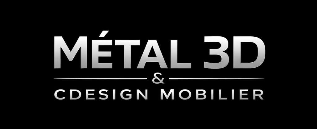 Logo Métal 3d & C Design Mobilier